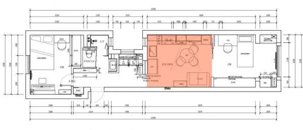 這個50㎡老破小厲害了！靠20㎡收納和四分離衛生間逆襲