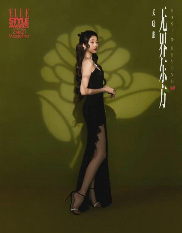 ELLE光影下的明星圖，楊冪驚豔，迪麗熱巴像臉譜，林允直接認不出