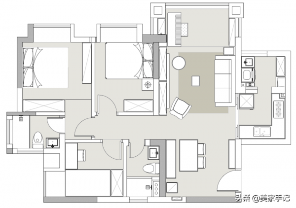 她家不豪華，可一進門就把我迷住，全屋只刷漆就已經很美了！曬曬