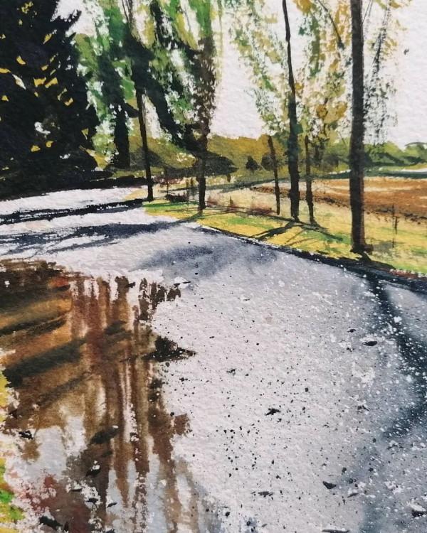 厲害的約·道登水彩風景畫欣賞