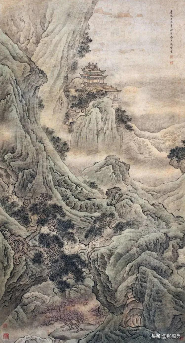 三十幅名家山水中堂，太養眼了