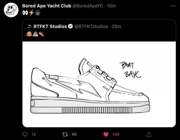 耐克收購虛擬運動鞋品牌 RTFKT,想用區塊鏈打造虛擬鞋王? 耐克收購虛擬運動鞋品牌 RTFKT,想用區塊鏈打造虛擬鞋王?