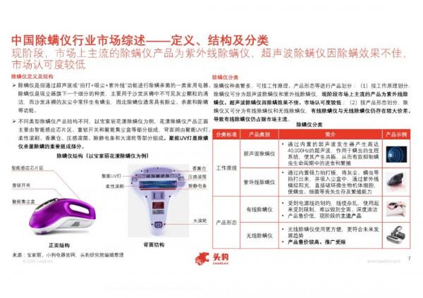 2020年中國除蟎儀行業短報告(附下載) 2020年中國除蟎儀行業短報告(附下載)