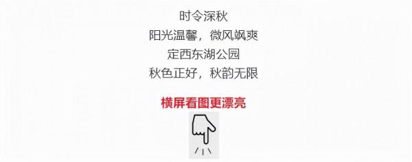 無須遠行！定西湖，人間秋色