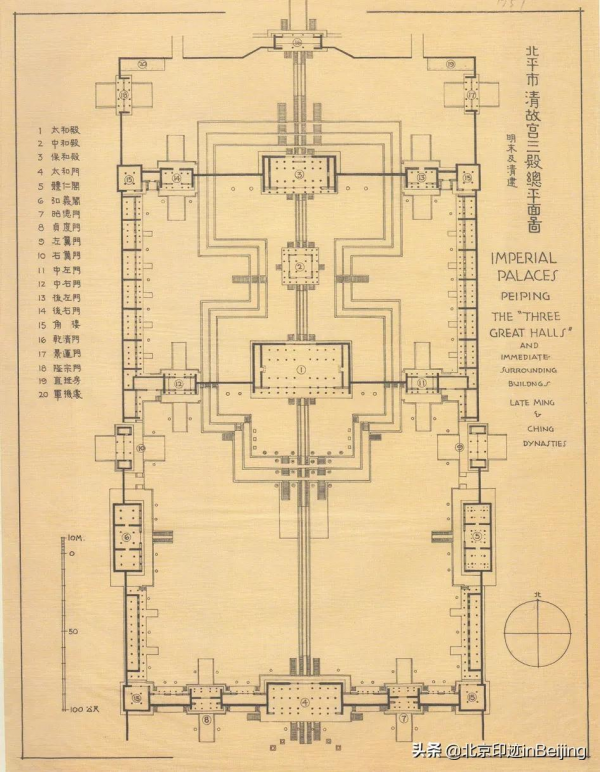 循著梁思成的手繪圖稿，到北京古蹟裡尋幽訪勝