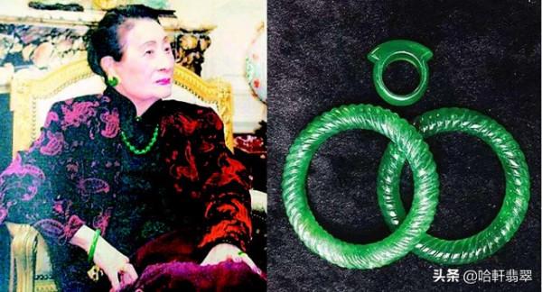 宋美齡價值過億的麻花手鐲與芭芭拉翡翠珠鏈,竟出自同1塊料子? 宋美齡價值過億的麻花手鐲與芭芭拉翡翠珠鏈,竟出自同1塊料子?