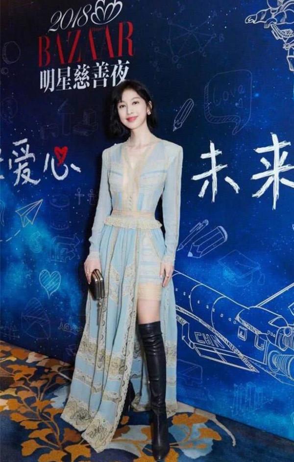 張儷撞衫吳謹言，身高差4cm畫風竟如此不同，腿長才是王道