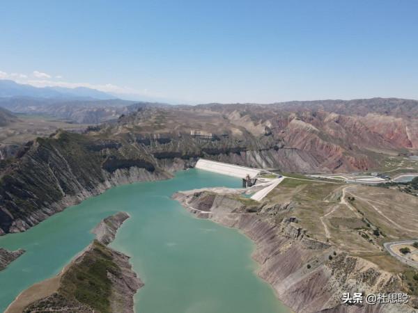 漢EV自駕新疆，探訪生產建設兵團承建最大水利工程，肯斯瓦特水庫