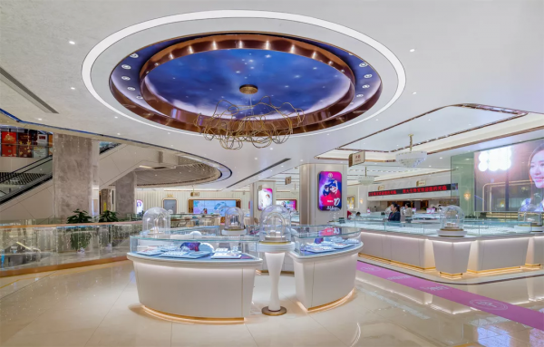 MM藝術塗料案例丨一件珠寶，一段時光，周大生總部旗艦店