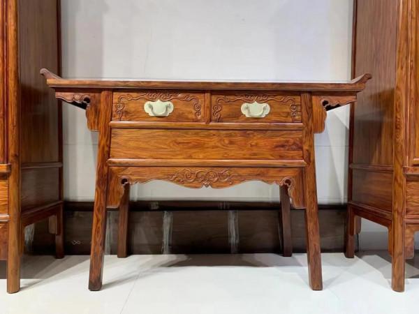 珍藏重器海南黃花梨｜收藏款圓角櫃成對