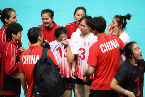 十四運會排球女子U19組比賽今晚落幕,江蘇隊奪冠 十四運會排球女子U19組比賽今晚落幕,江蘇隊奪冠