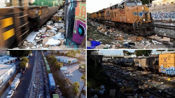 美國人瘋狂零元購！貨運火車被洗劫，遍地散落空紙箱，警察管不住