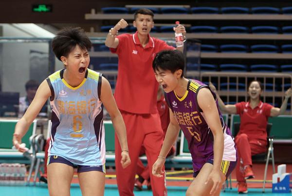 全運會|天津、江蘇會師全運會女排19歲以下組決賽 全運會|天津、江蘇會師全運會女排19歲以下組決賽