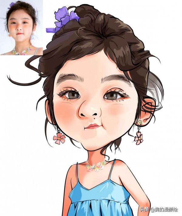 2021年畫的人物肖像漫畫作品精選