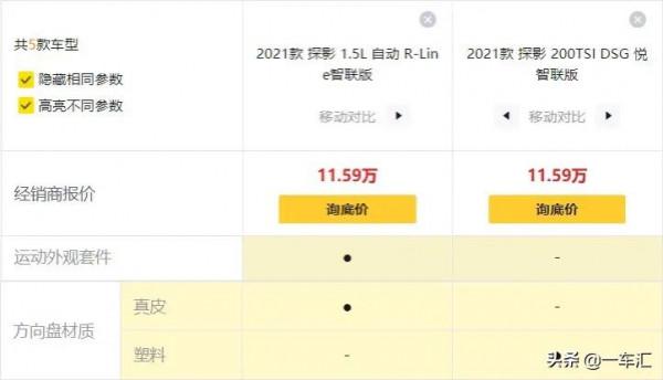 大眾探影配置解讀,兩種風格+三種動力,哪款更具價效比 大眾探影配置解讀,兩種風格+三種動力,哪款更具價效比