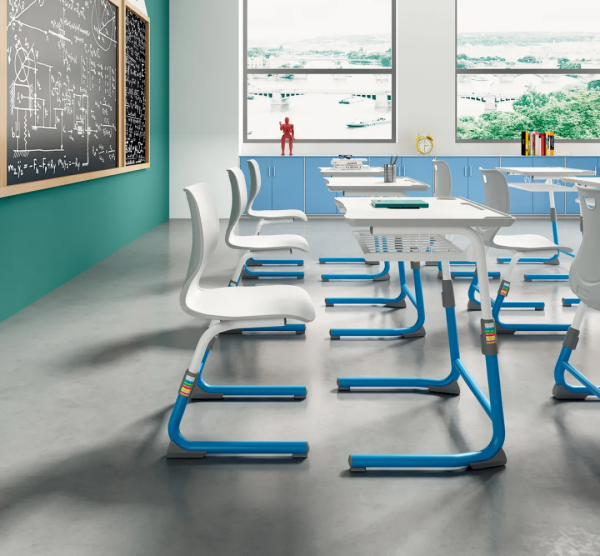 純粹凝練 取捨有度——祥聚海王星001系列課桌椅