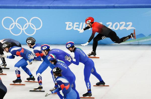 短道速滑&mdash;&mdash;男子5000米接力決賽賽況