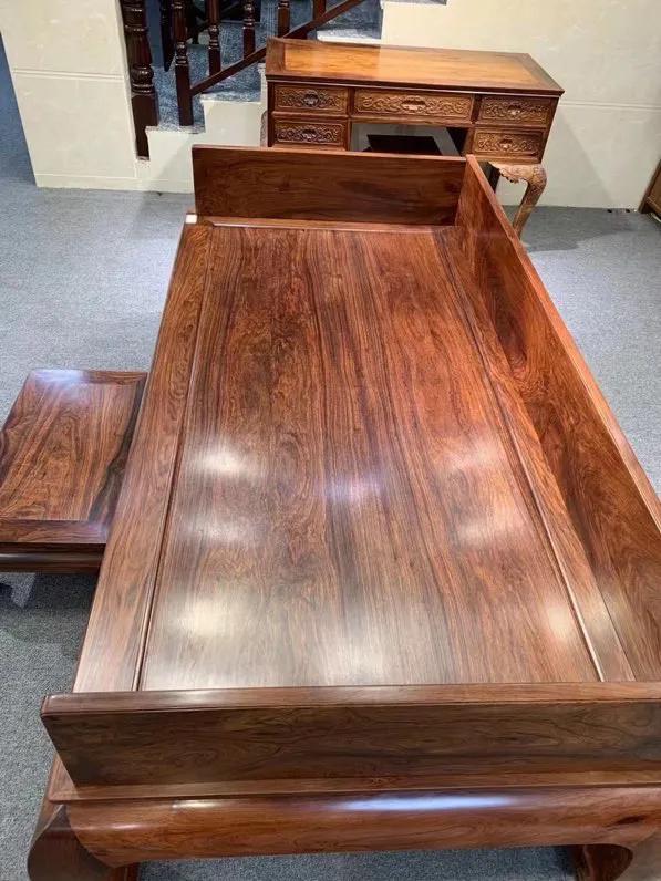 老料黃花梨三圍獨板羅漢床