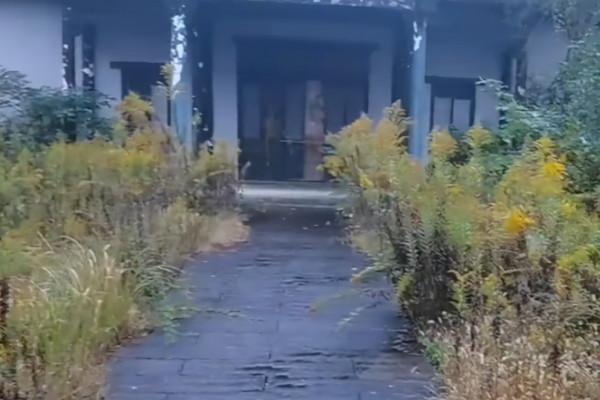 浙江荒廢的影視城，內部雜草叢生，與橫店影視城形成了鮮明對比