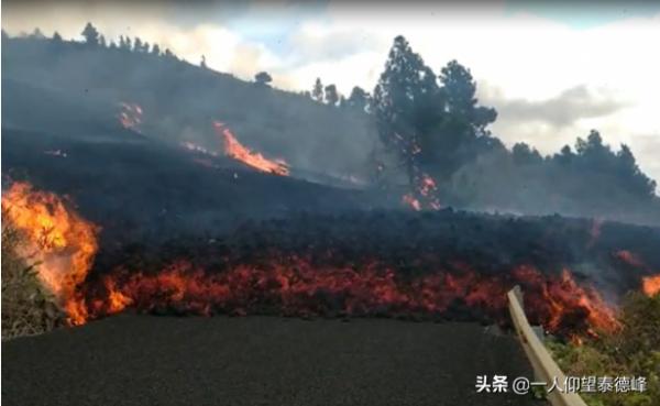 西班牙拉帕爾馬島火山噴發