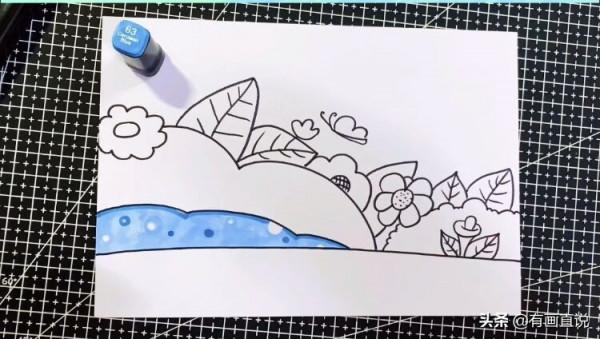 創意兒童畫:分享三款萬能背景畫法,卡通簡筆畫風格,收藏備用 創意兒童畫:分享三款萬能背景畫法,卡通簡筆畫風格,收藏備用