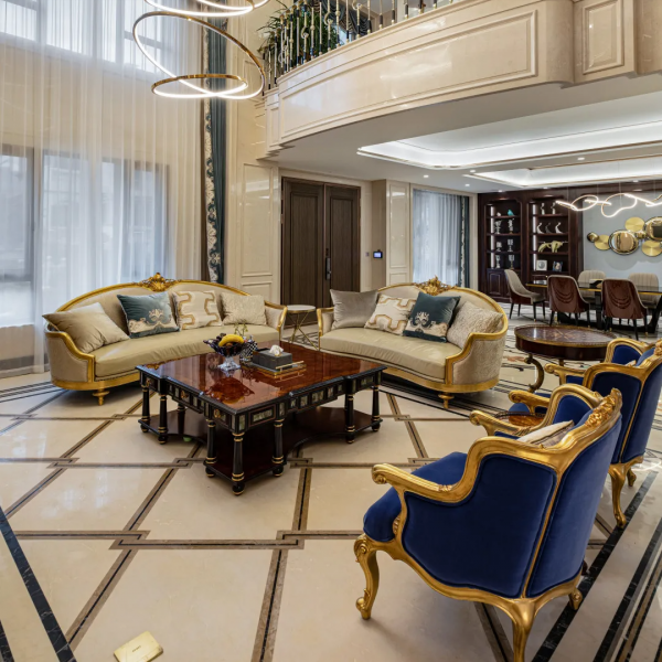 裝修案例｜820㎡氣質非凡的歐式別墅，大氣磅礴的奢華與浪漫