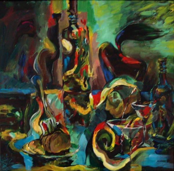 畫家謝環抽象表現主義作品欣賞 畫家謝環抽象表現主義作品欣賞