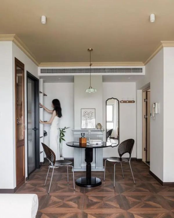 精摳每平米,56㎡ 照樣整得了復古風 精摳每平米,56㎡ 照樣整得了復古風