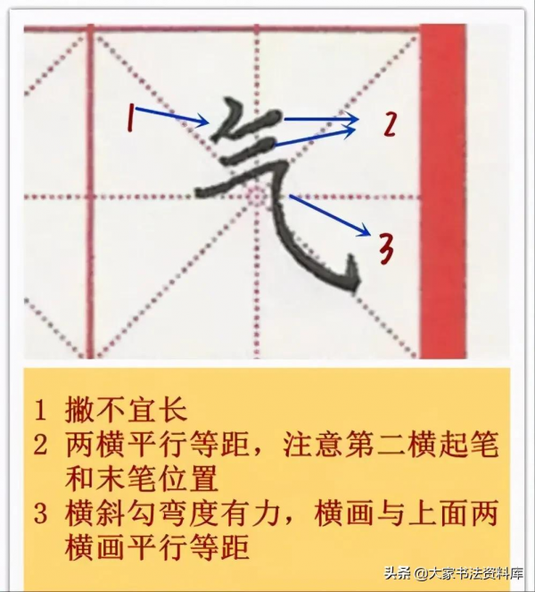 硬筆書法66種偏旁結構細講