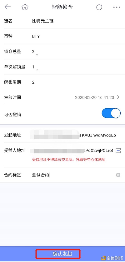 位元元的智慧合約