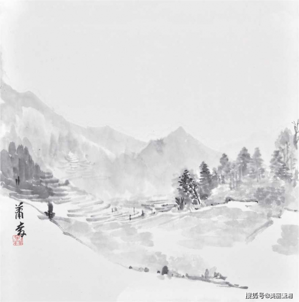 畫家蕭奔:茶園作品系列 畫家蕭奔:茶園作品系列