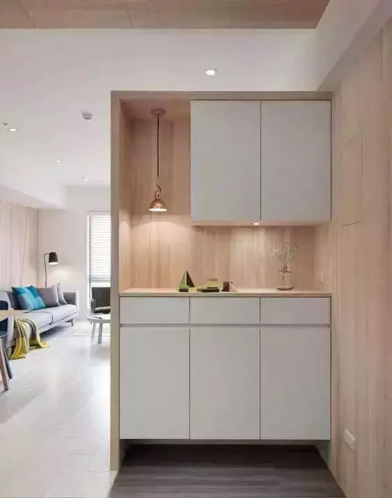 門廳鞋櫃+衣櫃的設計，實用又上檔次，連衣帽間都可以省了