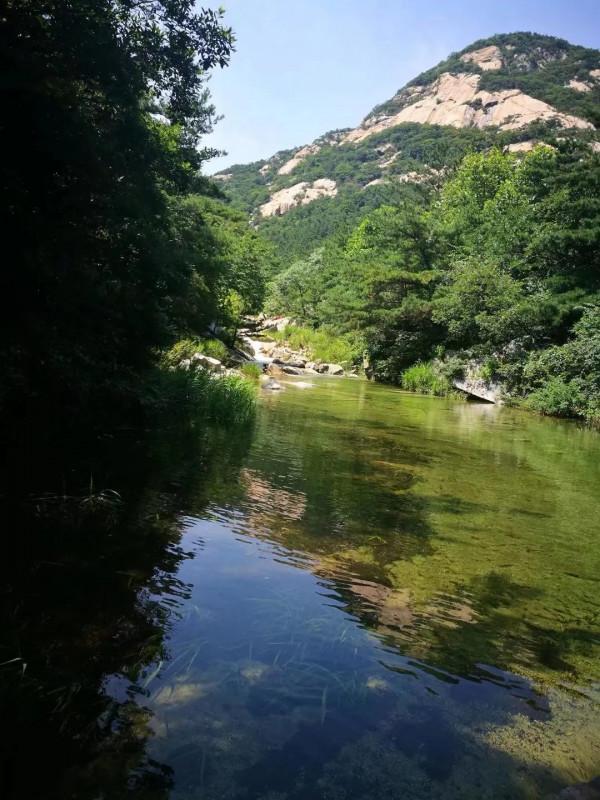 網紅打卡地“江北九寨溝”昆嵛山無染寺景區
