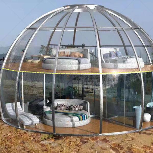 我有院子或露臺,也要打造圓球玻璃房,擁有2個陽光房,太賺了 我有院子或露臺,也要打造圓球玻璃房,擁有2個陽光房,太賺了