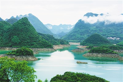 桃花湖邊“桃花源”