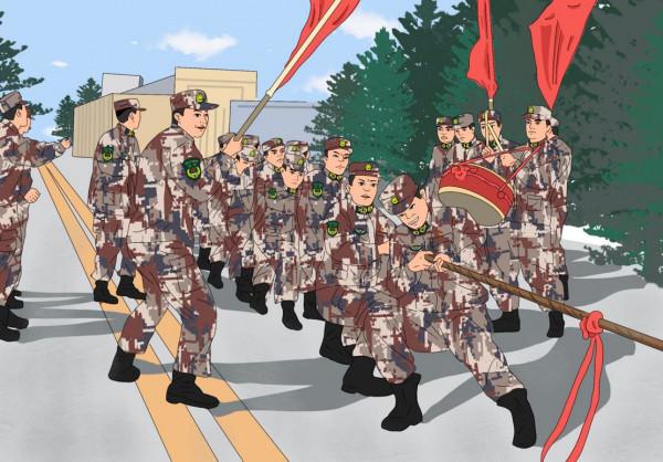 這個元旦我們這樣過：寒風的冷擋不住練兵備戰的熱情