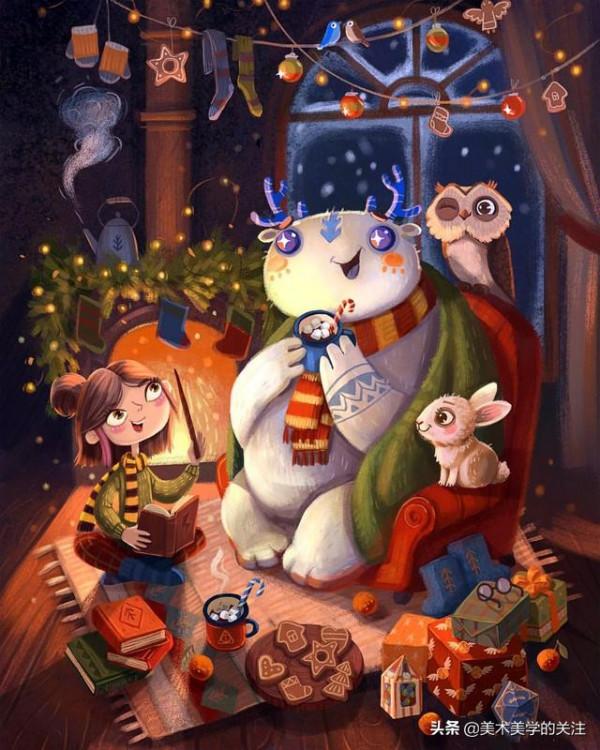 插畫在天馬行空的時間裡穿梭，擁有主體的畫面回想