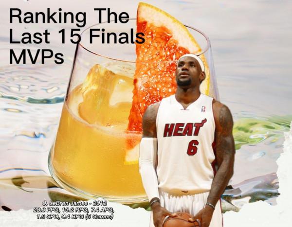 美媒列出了過去15年的總決賽MVP資料，並按實力給他們排名