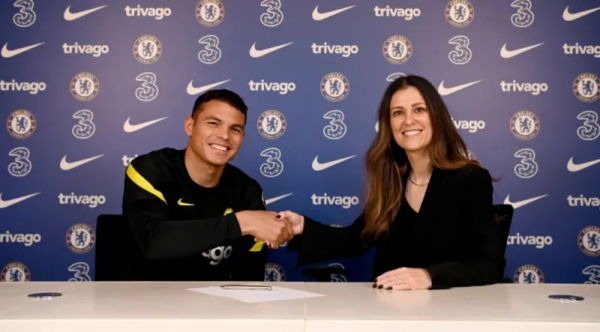 官方：切爾西與蒂亞戈-席爾瓦續約一年至2023年6月