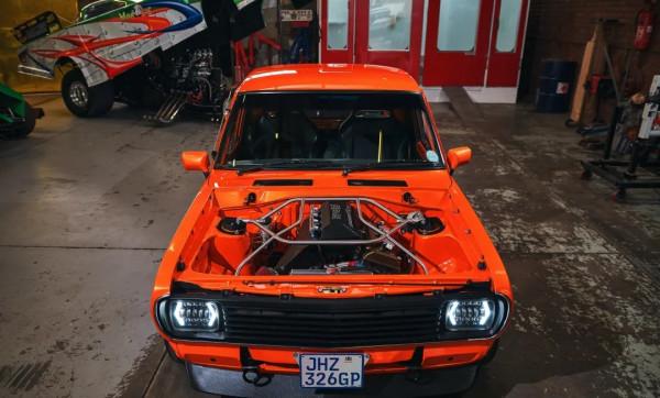 暴走日產皮卡，移植本田CBR摩托發動機