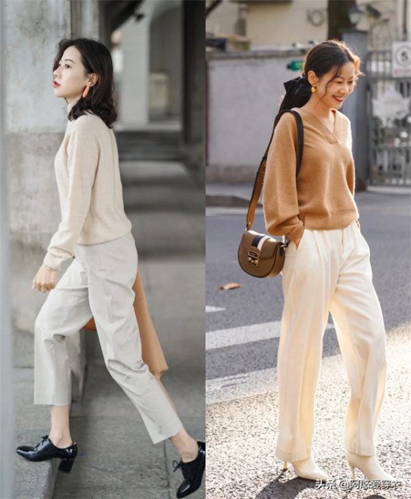 入秋後闊腿褲就過時了，今年流行這4種褲子，時髦好看又保暖