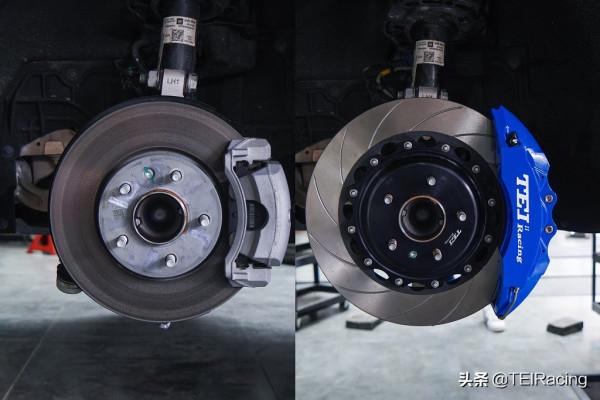 剎車卡鉗，凱迪拉克CT4改裝TEI Racing P60ES街道效能剎車卡鉗套件