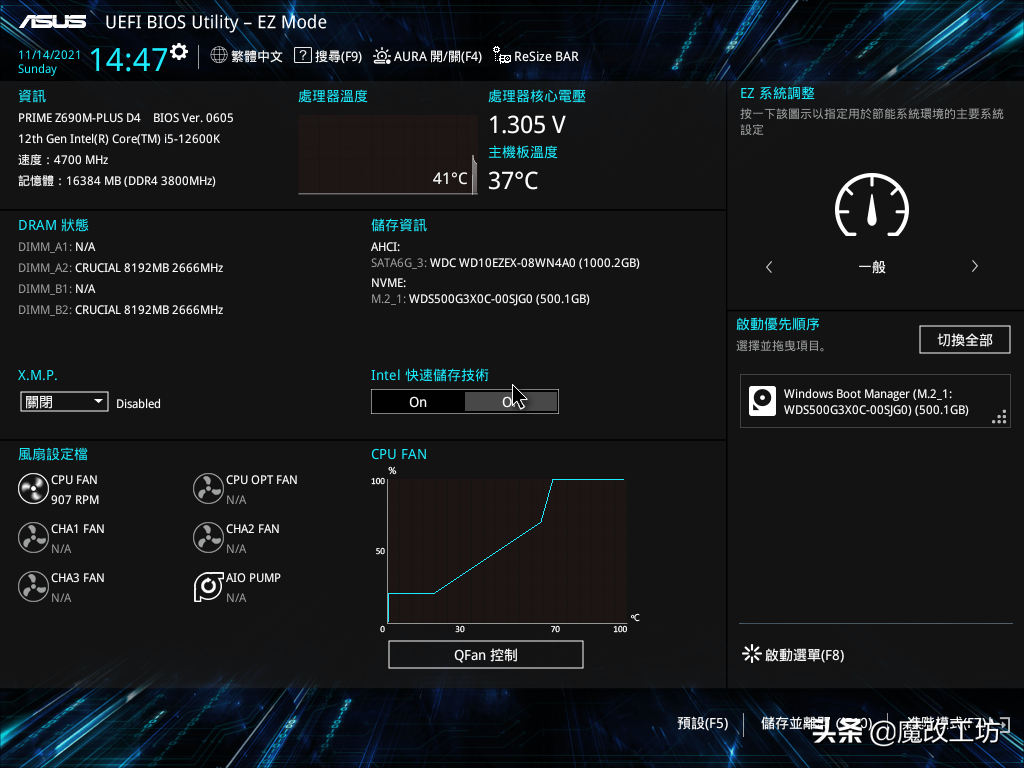 1150元華碩Z690D4乞丐版平民超頻!12代I5處理器單核850超越老I9 1150元華碩Z690D4乞丐版平民超頻!12代I5處理器單核850超越老I9