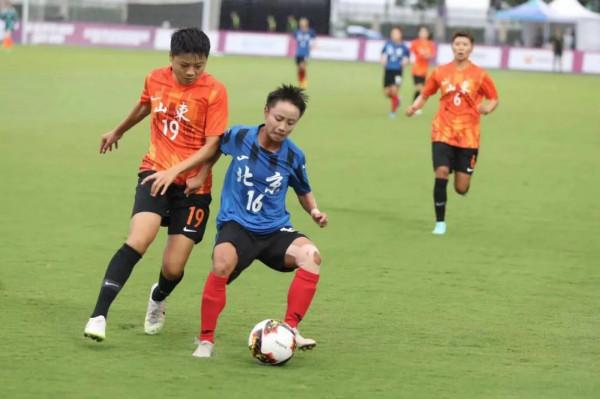 雨中鏖戰遺憾失利 全運會北京女足首戰不敵山東