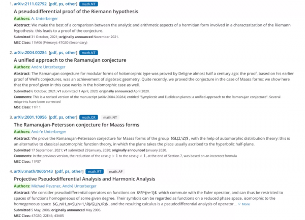 法國學者29頁預印本論文「證明」黎曼猜想,這次的方向對了嗎? 法國學者29頁預印本論文「證明」黎曼猜想,這次的方向對了嗎?