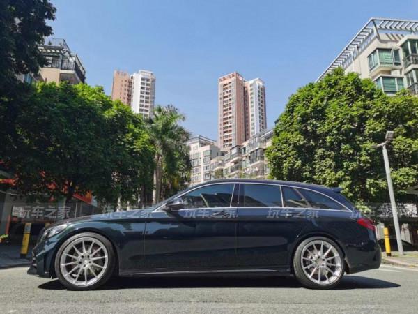 賓士C260旅行版輕度改裝案例 祖母綠車漆 賓士C260旅行版輕度改裝案例 祖母綠車漆