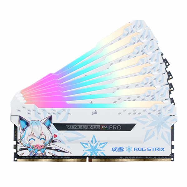 美商海盜船釋出ROG吹雪聯名記憶體 美商海盜船釋出ROG吹雪聯名記憶體
