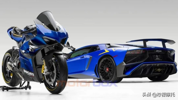 “藍色杜卡迪，沒見過吧？”