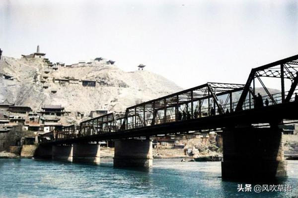 1934年的“天下黃河第一橋”，記錄下當年蘭州最真實的歷史風貌