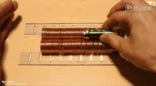 有人自稱發明了永動機，原來是電磁列車原理小實驗